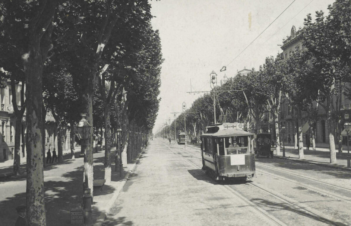A.Toldrà Viazo. Gran Via de les Corts Catalanes, c.1910