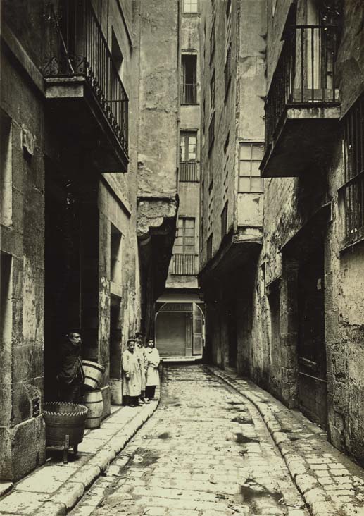 Carrer Arc de Sant Francesc, 1908. AFB. J. Pons i Escrigas